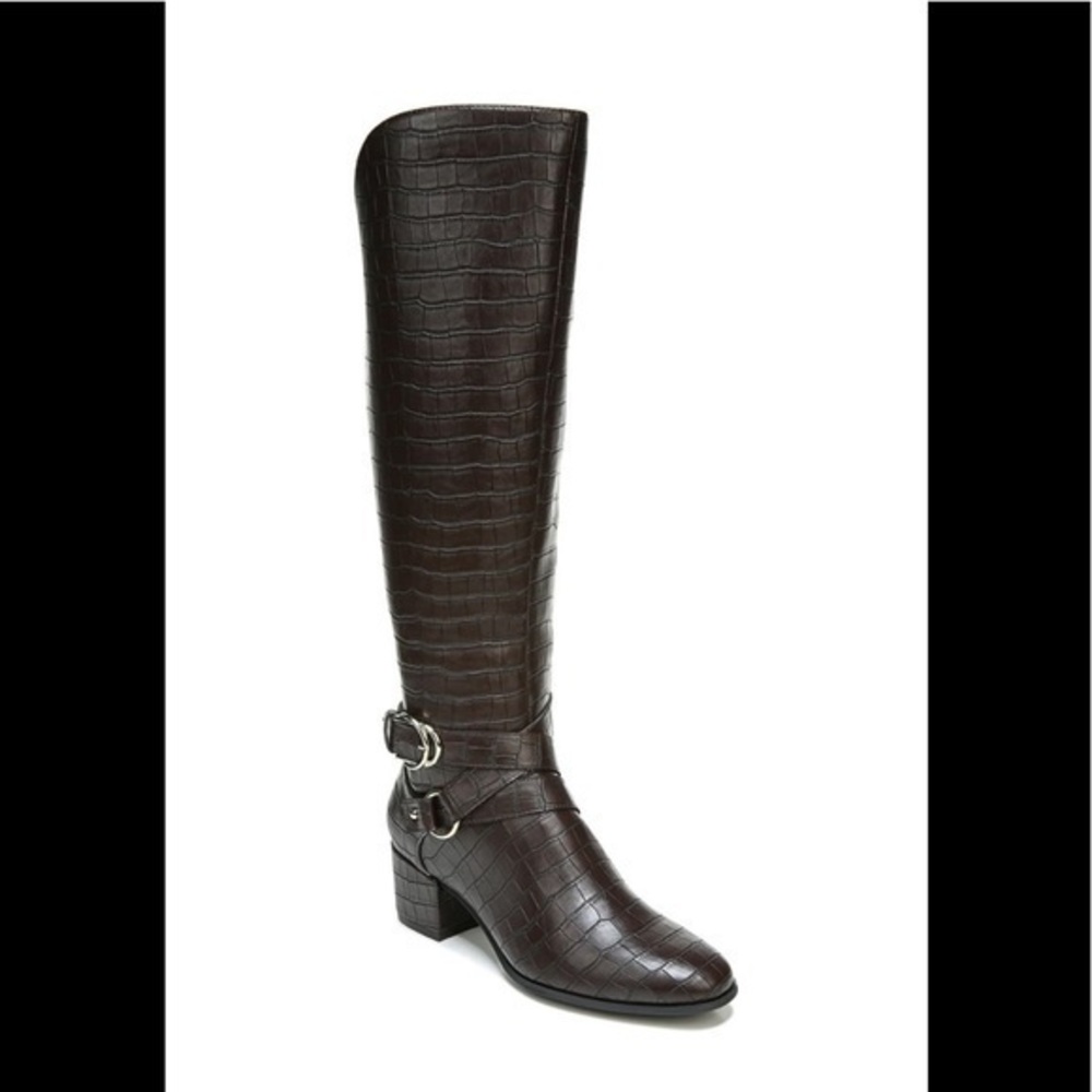 NWT-Life Stride Croc-Embossed High Shaft Boot